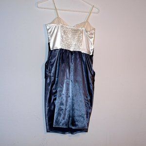 Ruby Rox Gray & White Dress